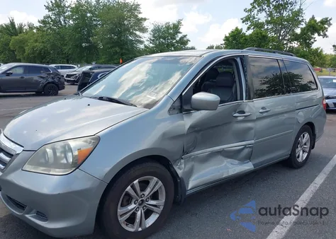 2007 Honda Odyssey Ex-L from USA, damaged, VIN 5FNRL38797B110350